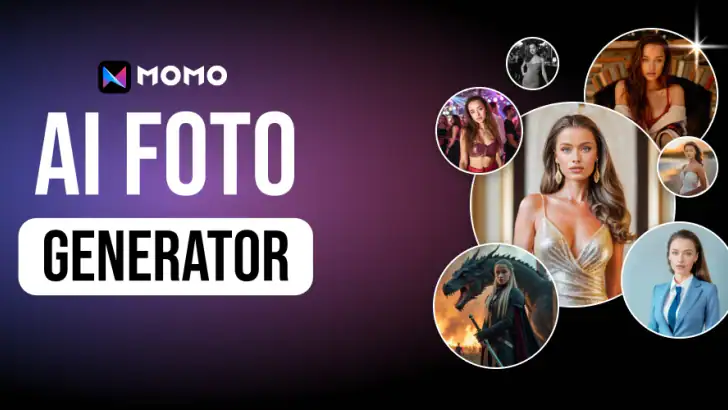 Momo: AI Photo & Video Maker feature graphic