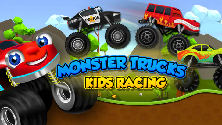 Monster Trucks Game for Kids 2 feature graphic