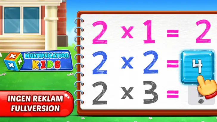 Multiplikationsspel för 5-7 år feature graphic