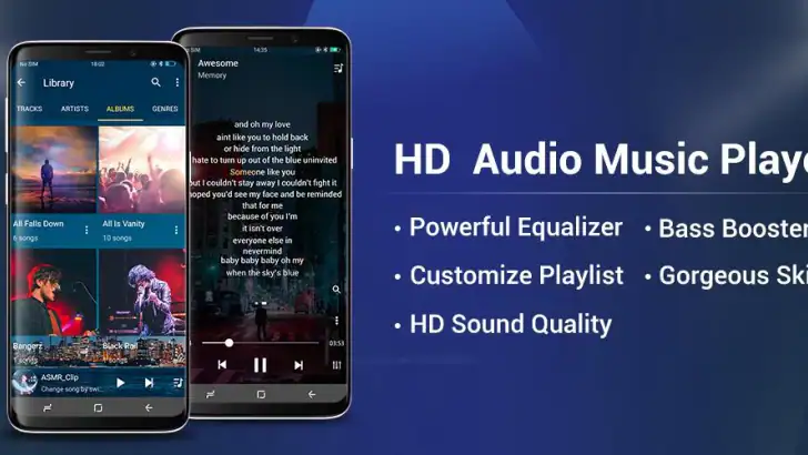 Musikspelare - Audio Player feature graphic