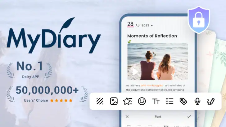 My Diary - Daily Diary Journal feature graphic