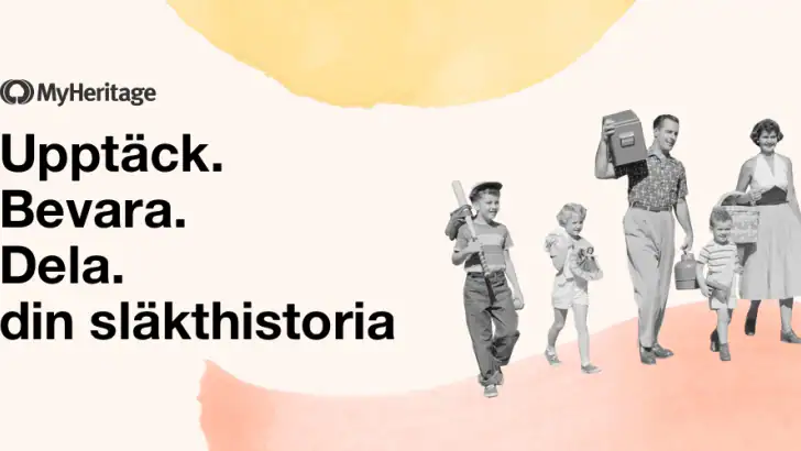 MyHeritage - Släktforskning feature graphic