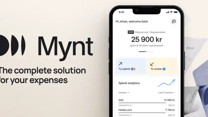Mynt - Smart Corporate Card feature graphic