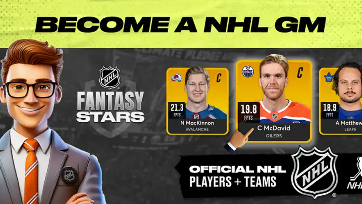 NHL Fantasy Stars feature graphic