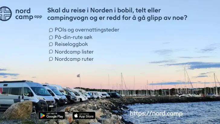 nordcamp rese- & campingguide feature graphic