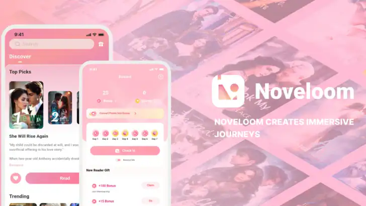 Noveloom feature graphic
