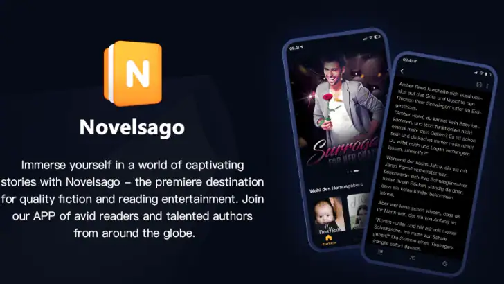 Novelsago feature graphic