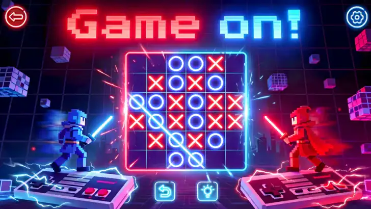 OX Game - XOXO · Tic Tac Toe feature graphic