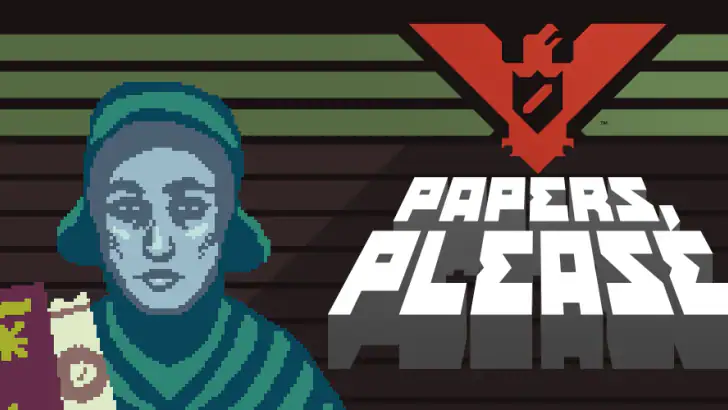 Papers, Please feature graphic