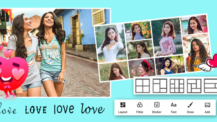 Photo Collage Maker & Editor feature graphic