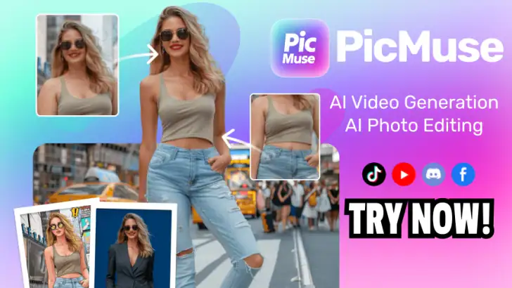 PicMuse: AI video & AI foto feature graphic
