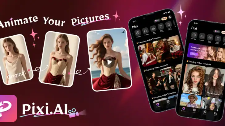 Pixi Ai:Photo Magic&Ai Video feature graphic