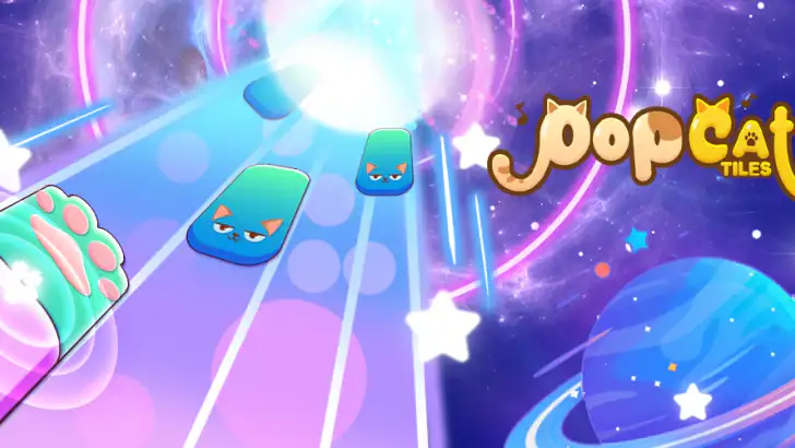 PopCat Tiles: Piano & Music feature graphic