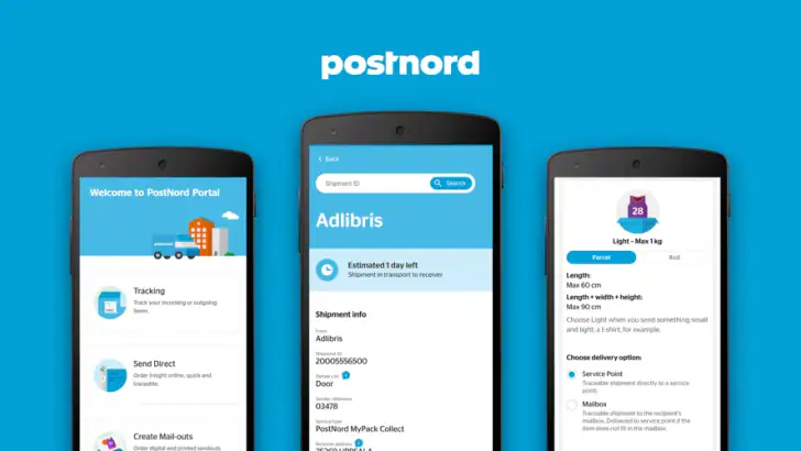 PostNord Portal Business feature graphic
