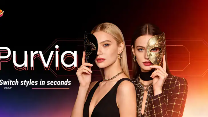 Purvia: AI Art, Video & Swap feature graphic