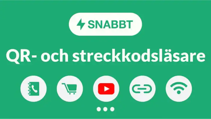 QR-kodläsare- och skanner - QR feature graphic