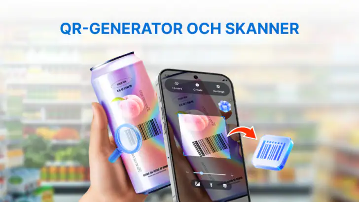 QR- Och Streckkodsläsare feature graphic