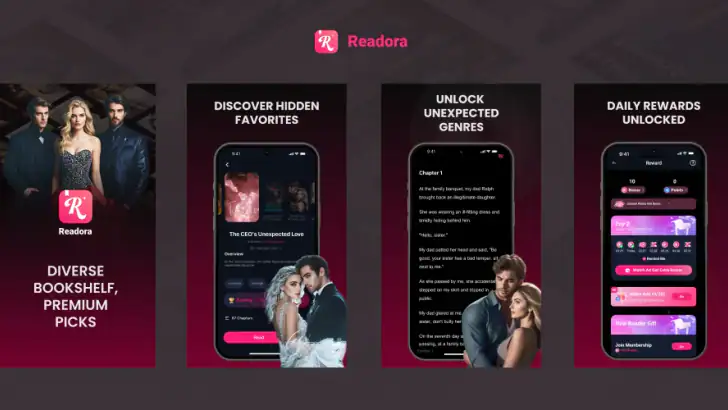 Readora feature graphic
