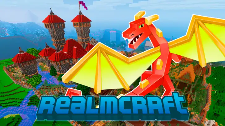 RealmCraft: Mine & Craft World feature graphic