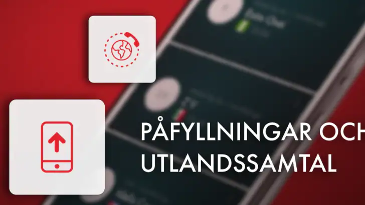 Rebtel: Ring och fyll på data feature graphic