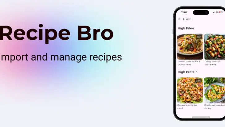 Receptsamlare: Recipe Bro feature graphic
