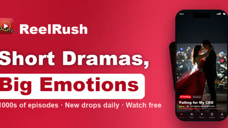 ReelRush: Short Drama & Reels feature graphic