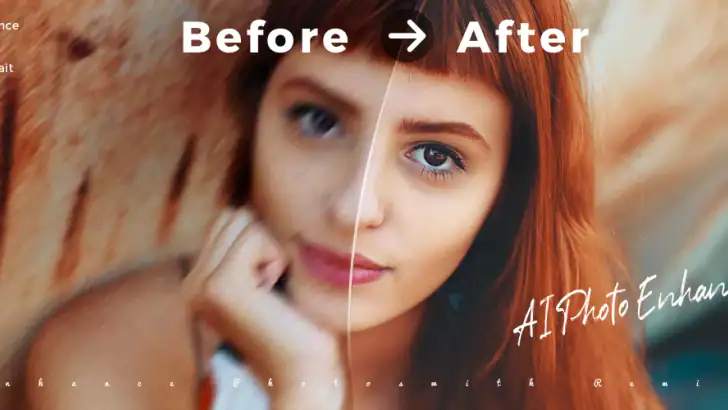 Remini - AI Photo Enhancer feature graphic