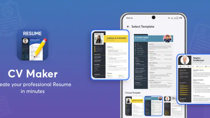 Resume Builder: CV maker PDF feature graphic