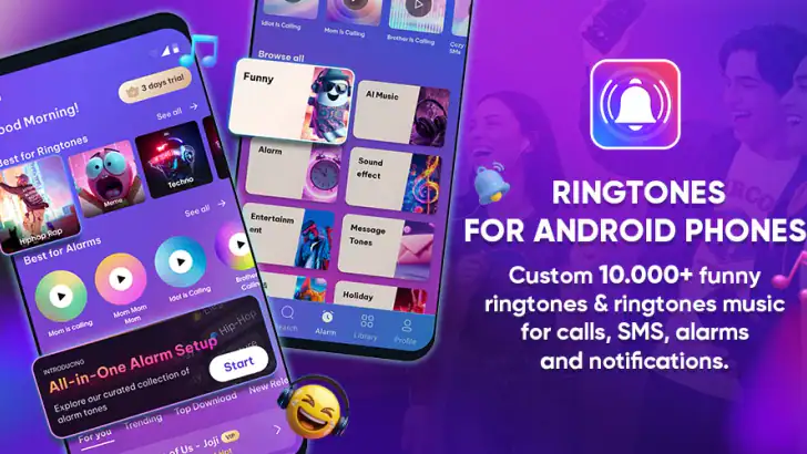 Ringsignaler android svenska feature graphic