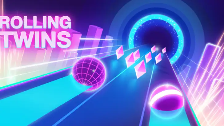 Rolling Twins: Music Ball Rush feature graphic