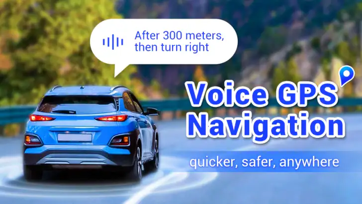 Röst GPS-navigering feature graphic