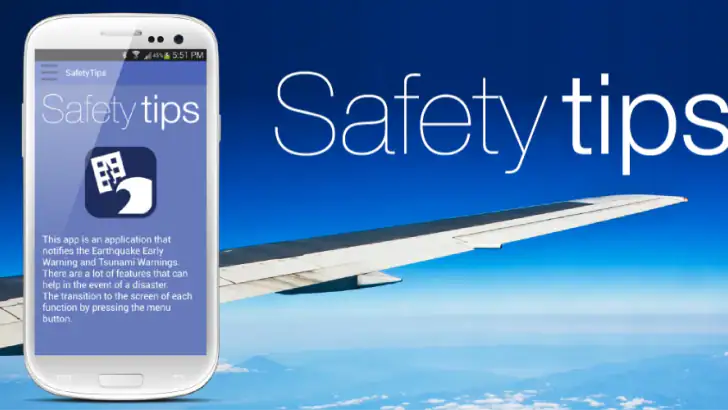Safety tips feature graphic