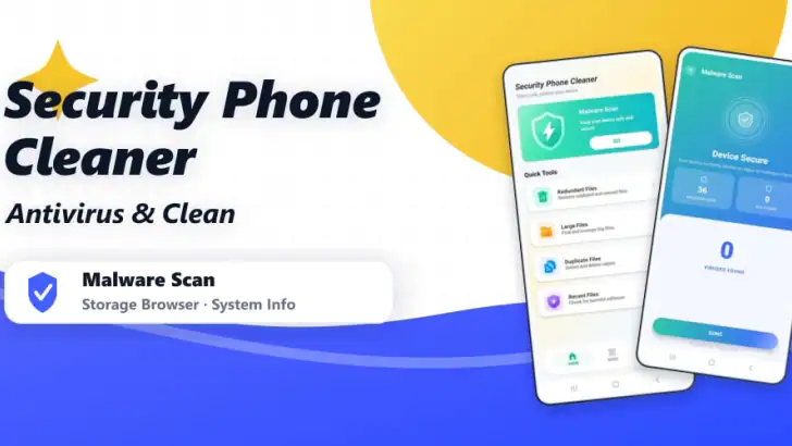 Security Phone Cleaner feature graphic
