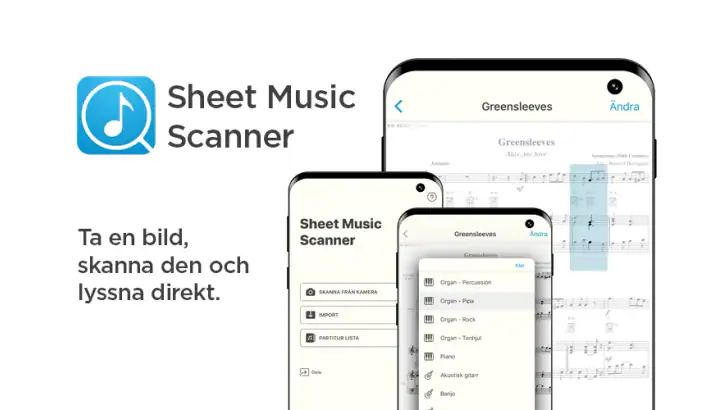 Sheet Music Scanner feature graphic
