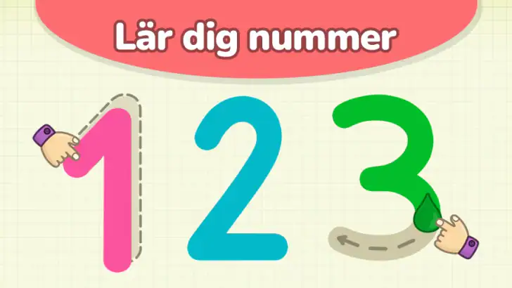 Siffor spel för barn 2-5 år feature graphic