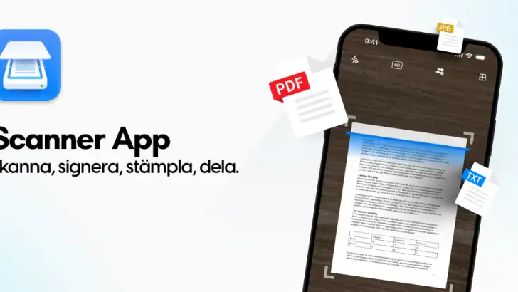 Skanner-app -Skanna PDF & text feature graphic