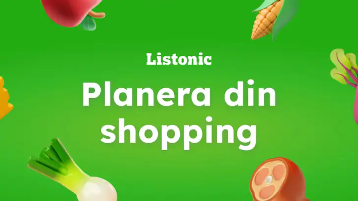 Smart Inköpslista - Listonic feature graphic