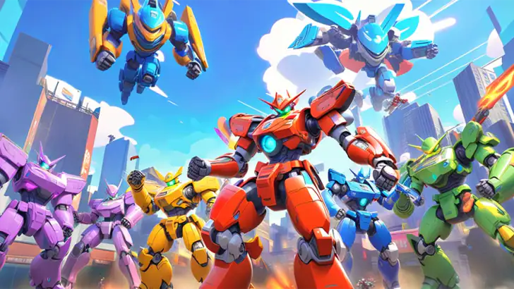Smash Car: Robot Racing feature graphic