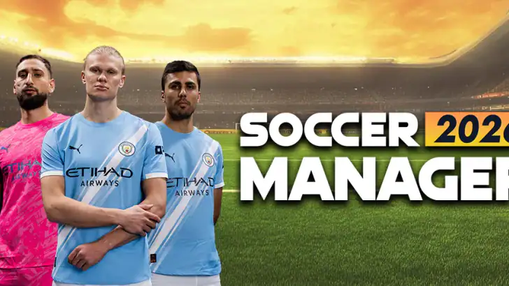 Soccer Manager 2026 - Football feature graphic