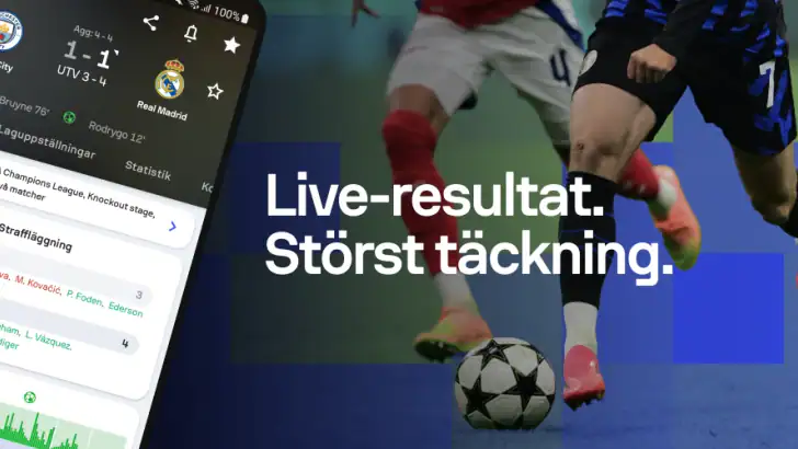 Sofascore: Live sportresultat feature graphic