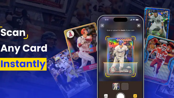 Spoly: Sports Card Scanner feature graphic