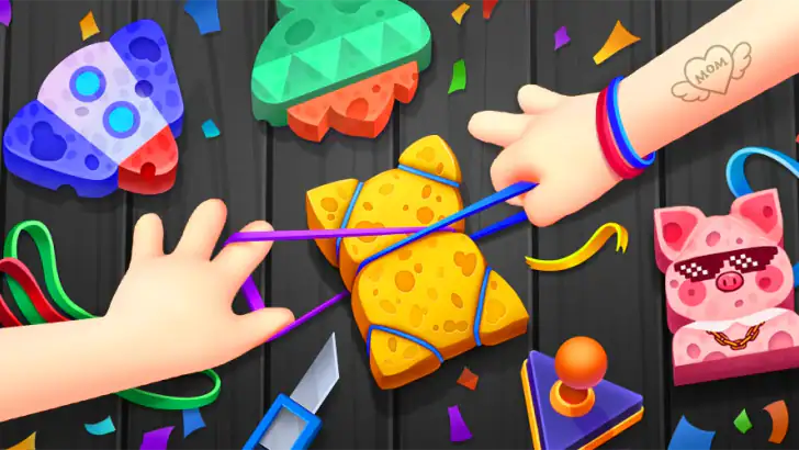 Sponge Art: Shape Puzzle feature graphic
