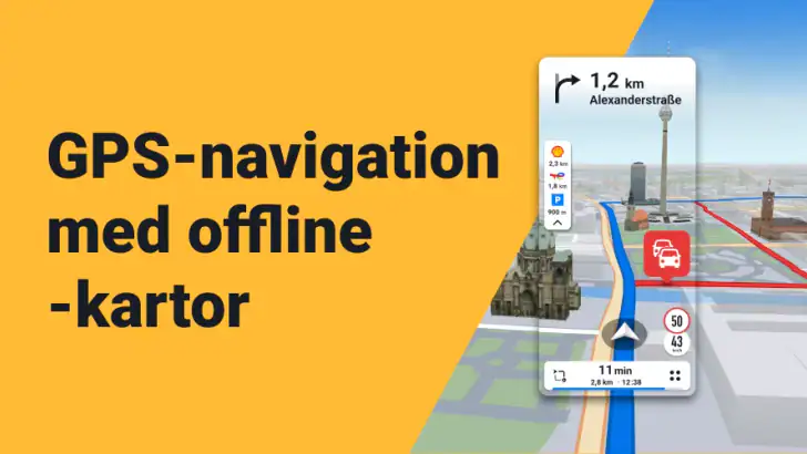 Sygic GPS-navigering & Kartor feature graphic