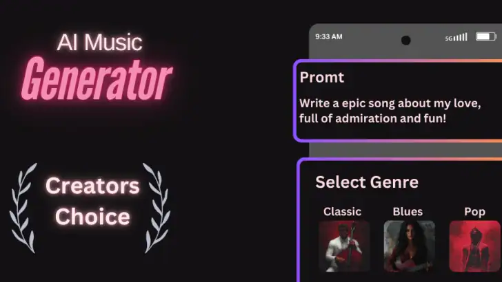 Sylo AI Music & Song Generator feature graphic