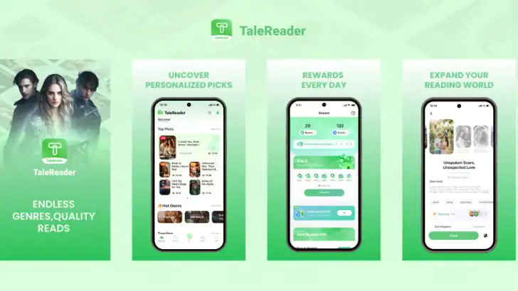 TaleReader feature graphic