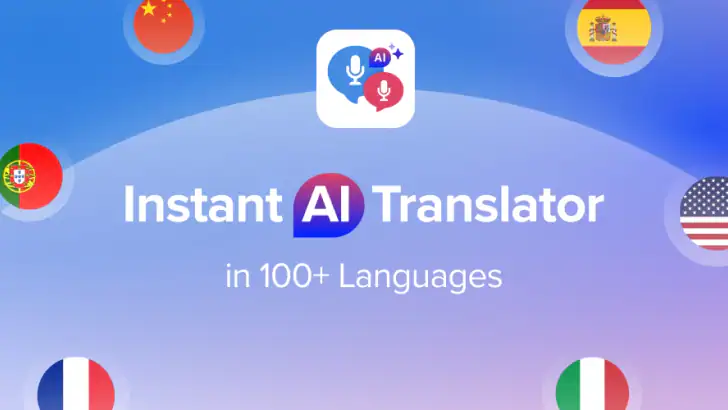 Talk & Translate AI Translator feature graphic