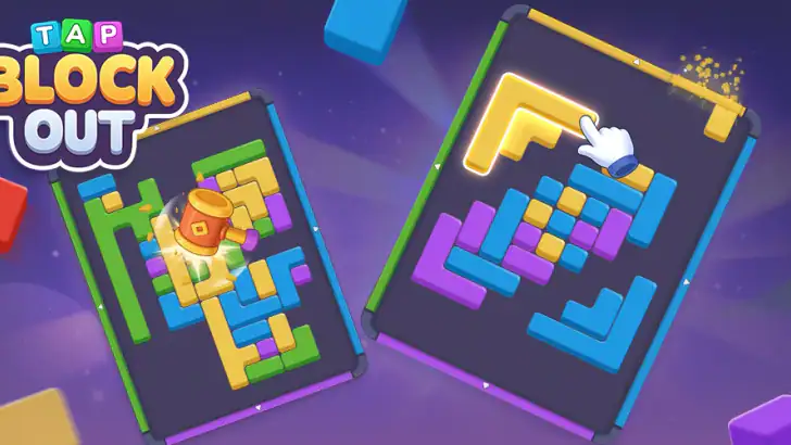 Tap Block Out: Color Puzzle feature graphic