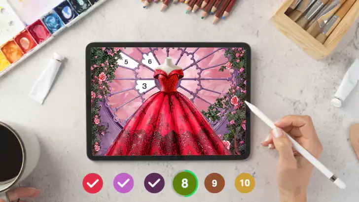 Tap Color Pro: Color By Number feature graphic