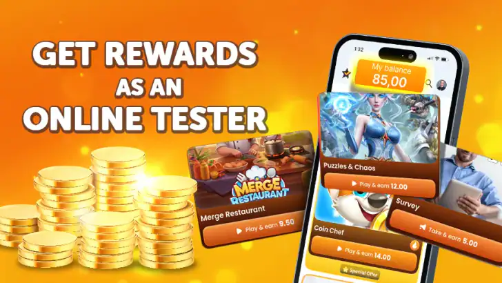Teststar: Test & Get Rewards feature graphic