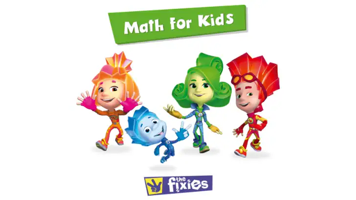 The Fixies Math Learning Games feature graphic